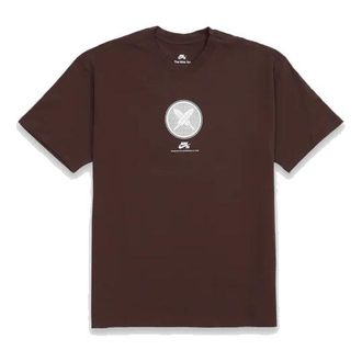 Nike SB M90 x Yuto SS23 Logo T-Shirt Barouque Brown FN0670-237