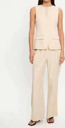 Kivari Hazel Vest In Cream