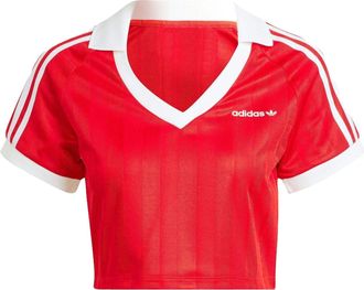 adidas (WMNS) adidas Football Crop Top Red IR9778