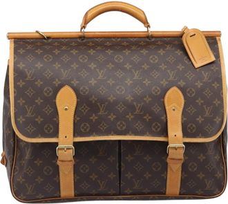 Louis Vuitton Sac Chasse Hunting Monogram Canvas Brown Canvas Handbag (Pre-Owned)