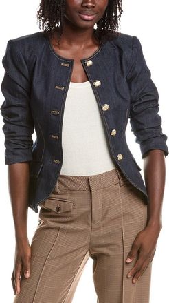 Cinq &agrave; Sept Denim Scrunched Chris Jacket