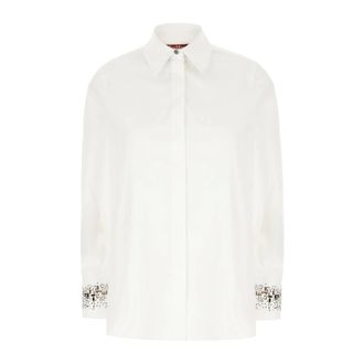 Max Mara Shirts, female, White, Size: XS Stylish Shirt