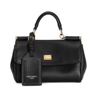 Dolce & Gabbana My Sicily Handtas - Dames - Handtassen - Zwart - ONE Size - Katoen - Tassen