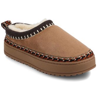 Journee Collection Womens Tarika Sherpa Mule Slipper