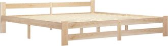 vidaXL Vidaxl - Estructura De Cama Sin Colch&oacute;n Madera Maciza De Pino 200x200 Cm