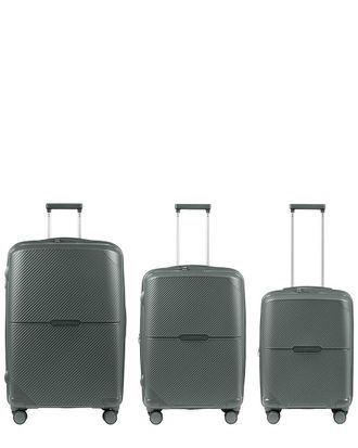 Champs Luggage Aura Expandable 3Pc Trolley Set