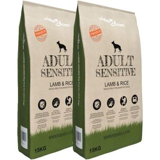 vidaXL Vidaxl - Comida Seca Para Perro Adult Sensitive Lamb & Rice 2 Uds 30 Kg