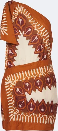 Johanna Ortiz Printed cotton minidress