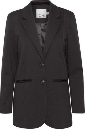 Ichi Oversize Notch Lapel Blazer in Black at Nordstrom Rack, Size X-Large