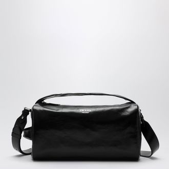 Prada Black leather bag with glossy finish