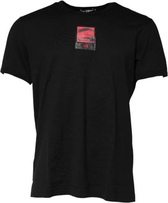 Dolce & Gabbana Heren, Tops, Zwart, Maat: 2XL Katoen