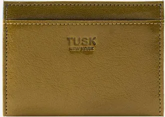 Tusk Leonardo Folded Card Case in Olive/blue at Nordstrom