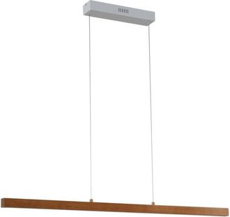 Lucande Lámpara colgante Nihalo en Marrón de Madera - Lucande