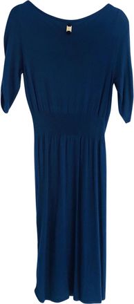 Trussardi TRUSARDI Blue Stretch Dress Size S
