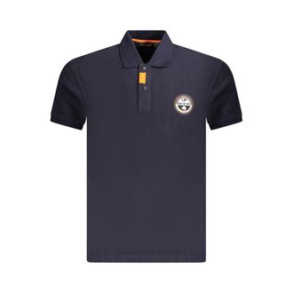 Napapijri Blauwe Katoenen Heren Polo Shirt