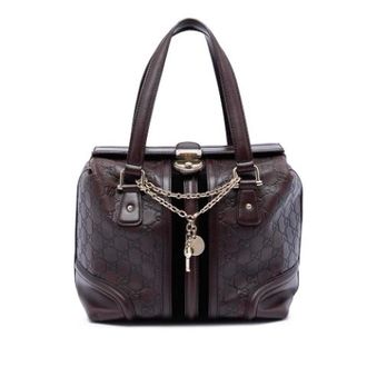 Gucci Pre-owned Handbags, female, Brown, Size: ONE SIZE Pre-owned Top Flap Handbag