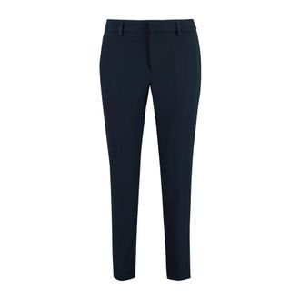 PT01 Slim-fit Trousers, female, Blue, Size: 2XL Tailored Fit Trousers