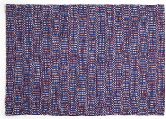 HAY Radio Teppich, 200 x 60 cm, rot / blau