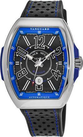 Franck Muller Vanguard Racing Automatic Black Blue Dial Mens Watch V 45 SC DT RCG AC BL