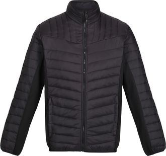 Regatta Mens Tourer Hybrid Padded Jacket (S) (Black)