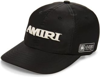 Amiri Sport Canvas Baseball Cap in Black at Nordstrom