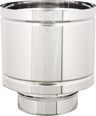 OEM Fumador De Barril De Acero Inoxidable &Oslash;14 Cm - Acero Aisi 304 - Protecci&oacute;n Contra Lluvia Y Viento