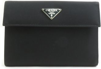 Prada Black Nylon Wallet (Tri-Fold) (Pre-Owned)
