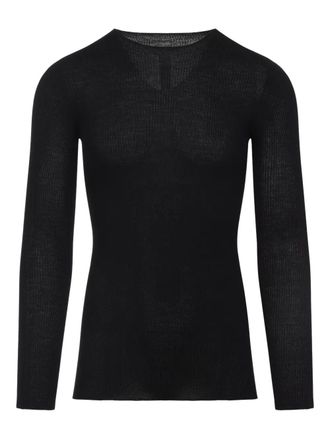 Rick Owens Ribbed Wool Sweater
