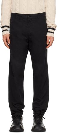 パンツ Aspesi Straight Leg Trousers In Navy Blue Cady Crepe Aspesi Straight Leg Trousers In Navy Blue Cady Crêpe - NWT