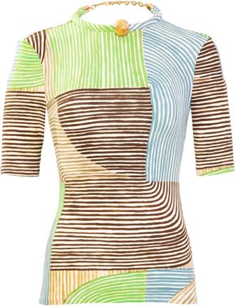 Silvia Tcherassi Varinia T-shirt - Green