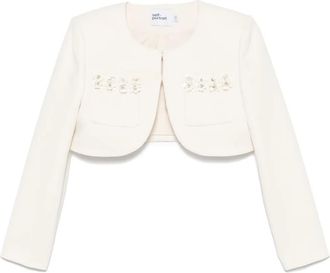 Self Portrait Giacca con paillettes - Toni neutri