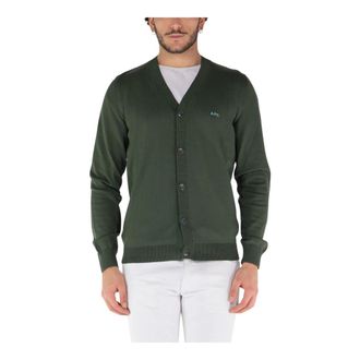 A.P.C. A.p.c., Heren, Truien, Groen, Maat: L Katoen