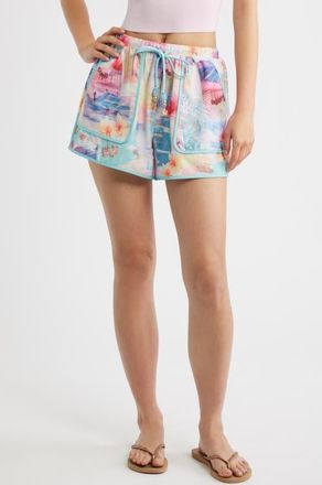 Kulani Kinis Essential Cover-Up Shorts in Sunshine Motel at Nordstrom, Size X-Large