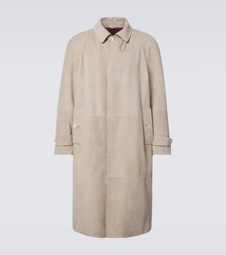 Brunello Cucinelli Suede overcoat