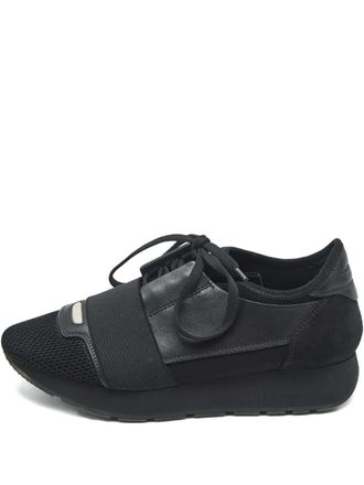 Balenciaga Race Runner sneakers met vlakken - Zwart