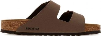Birkenstock Arizona Birko-Flor Nubuck Size: 45, colour: MOCCA