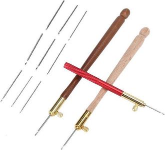 OEM Bordado Tambour - Ganchillo K - Aguja De Abalorios Con Pestillo Para Bordar Cuentas - Herramienta De Costura Y Tejido Diy