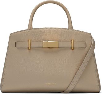 DeMellier The Small Hudson Leather Tote in Light Taupe at Nordstrom