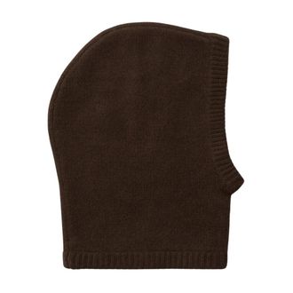 Soft Goat Cashmere Balaclava - Dames - Hoeden - Bruin - ONE Size - Kasjmier - Accessoires