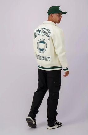 Black Bananas Heren, Jassen, Beige, Maat: S Leer