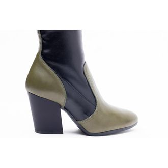 Hogan 80Mm Two-Tone Block-Heel Boots