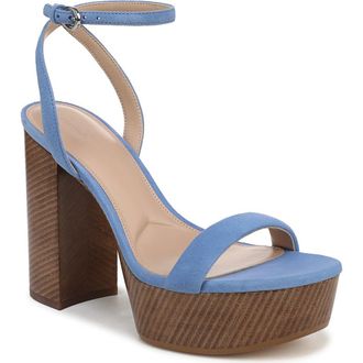 Favorite Daughter Ruby Ankle Strap Platform Sandal in Granada Sky at Nordstrom, Size 8.5