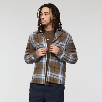 Cotopaxi Quedo Flannel Shirt - Mens in Dune Plaid at Nordstrom, Size Large