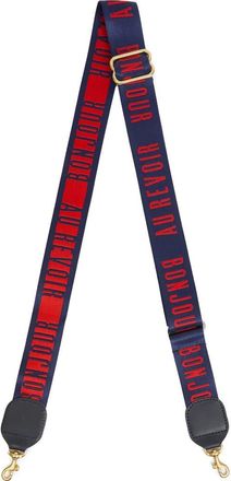Clare Vivier Adjustable Crossbody Strap in Navy/poppy at Nordstrom