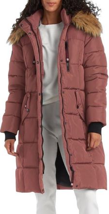 Canada Weather Gear Womens Heavyweight Long Parka Jacket in Wild Ginger at Nordstrom, Size 1X
