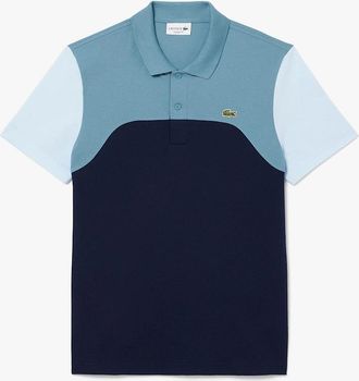 Lacoste Mens Regular Fit L.12.12 Colour Block Polo Shirt - Navy - Size: 36
