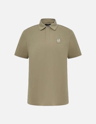 Belstaff Mens Belstaff Curator Polo Shirt Fatigue Green - Tan - Size: 46