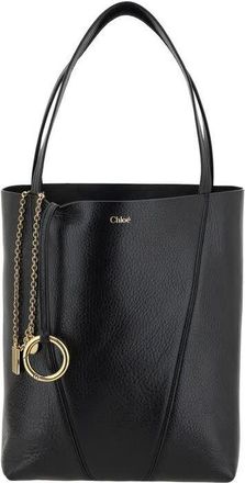 Chlo&eacute; Spin Shoulder Bag Black