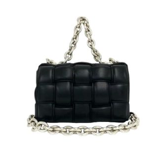 Bottega Veneta Pre-owned Pochette Schoudertas - Dames - Pre-owned - Zwart - Maat: ONE Size Leer