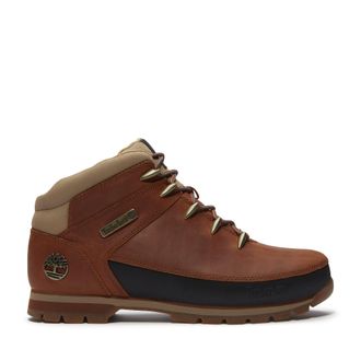 Timberland Mens Timberland Euro Sprint Mid-Lace Up Boot Medium in Orange